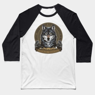 War Room Wolf Baseball T-Shirt